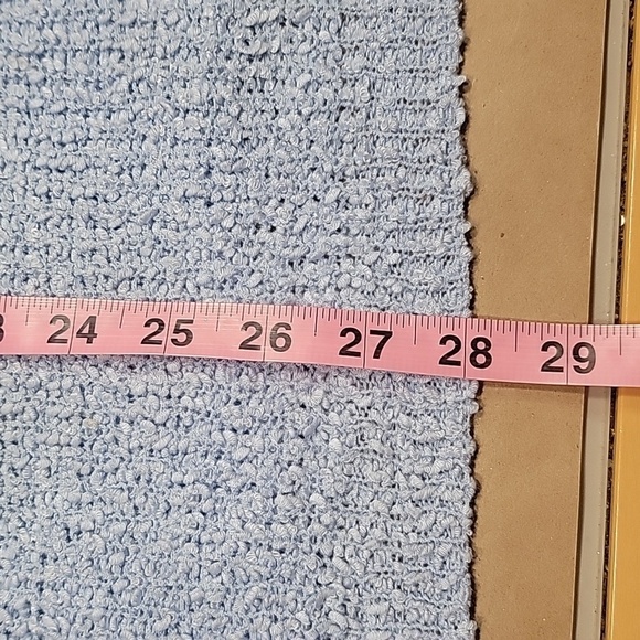 Anthropologie Moth Size L Knit Tank Top Sweater, Powder Blue, Exc Used Condition - Picture 9 of 11